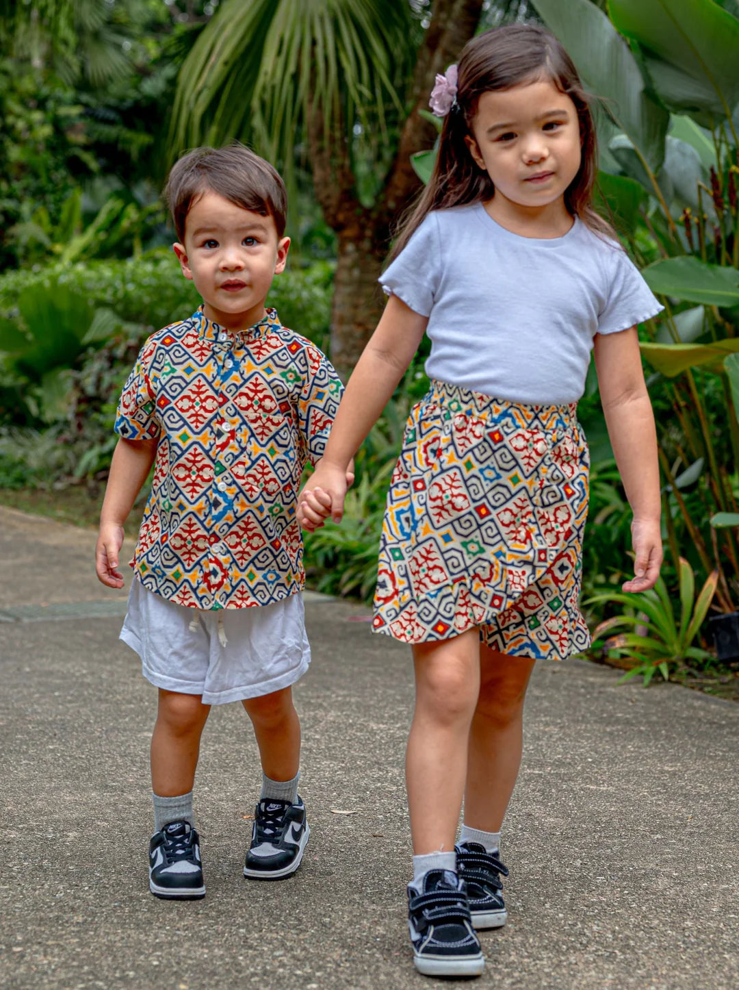 Aloha Girls Holiday Collection - Cotton Skorts | kids Fashion | The Green Collective SG