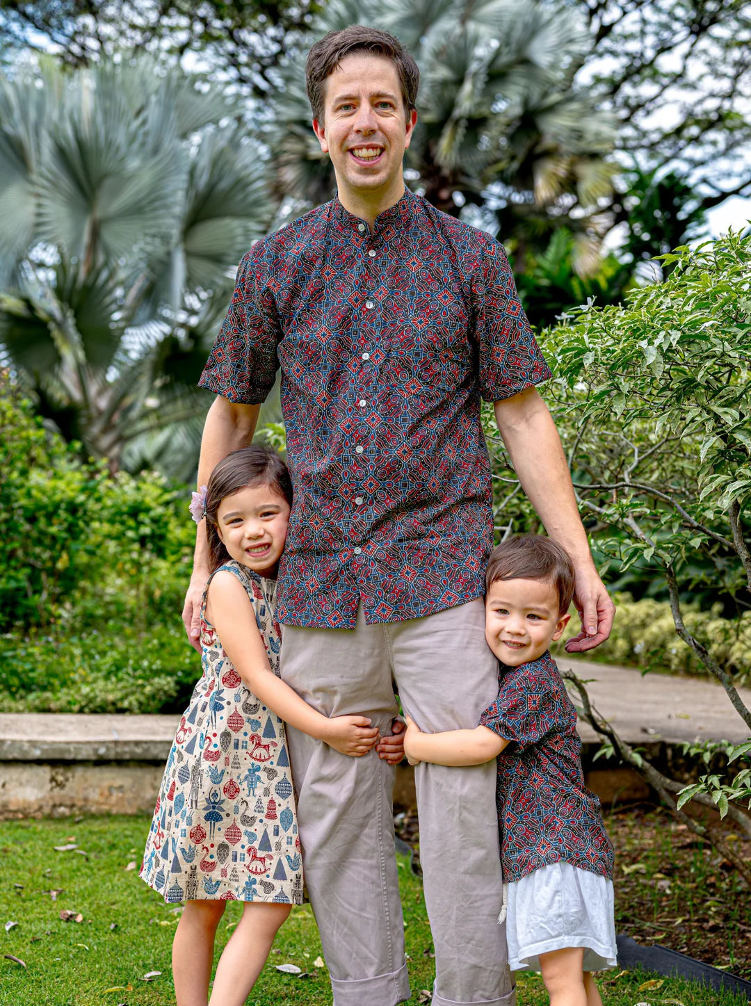 Aloha Girls A-Line Dress London | kids Fashion | The Green Collective SG