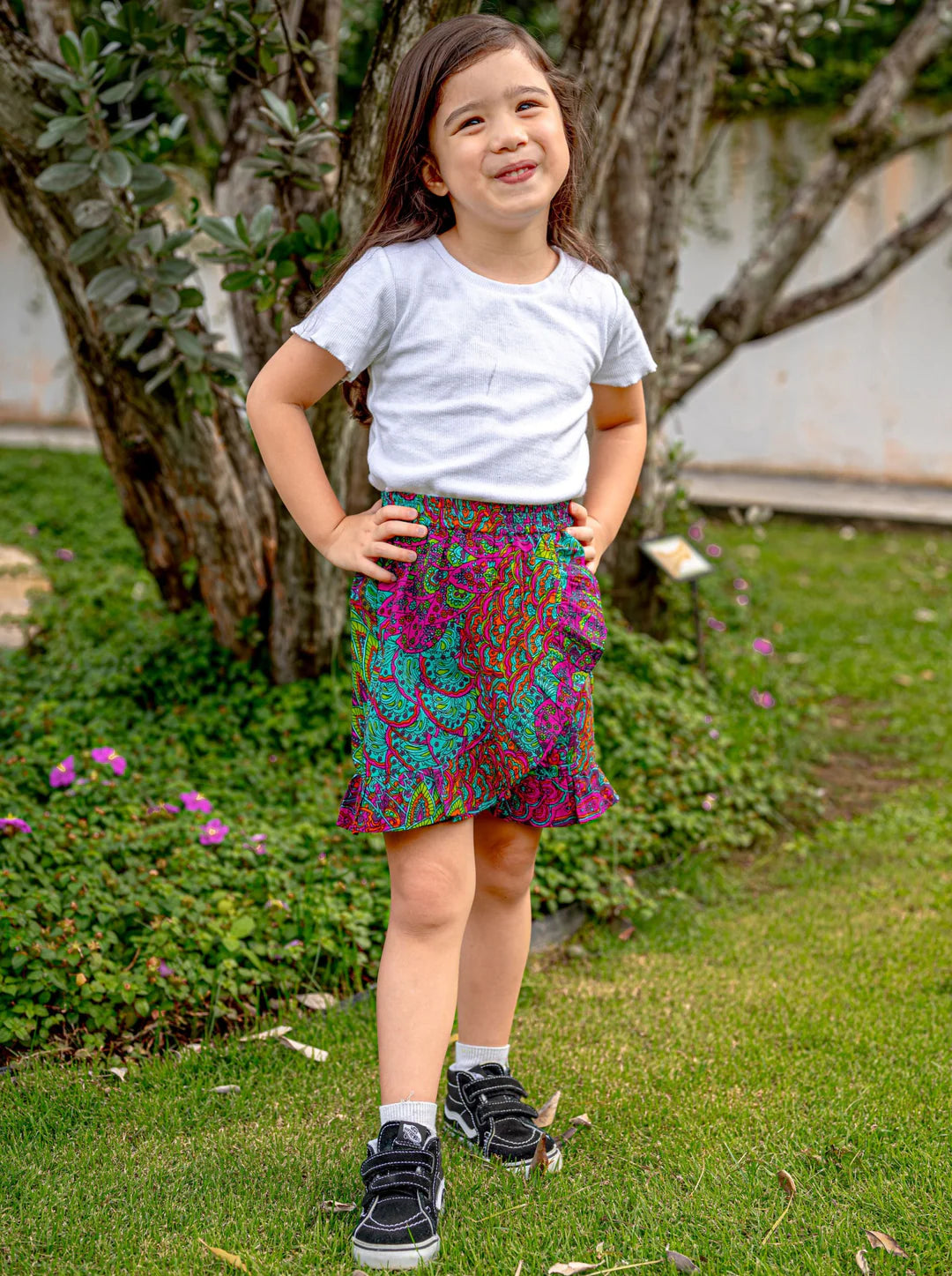 Aloha Girls Holiday Collection - Cotton Skorts | kids Fashion | The Green Collective SG