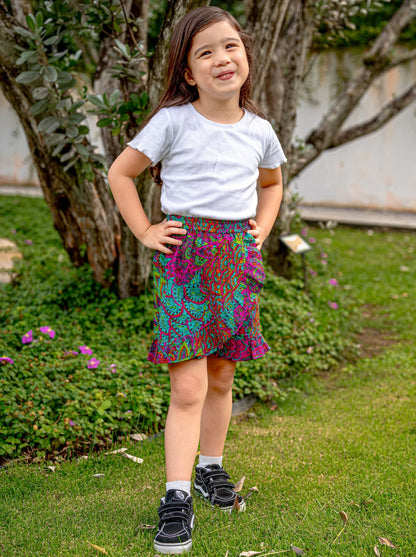 Aloha Girls Holiday Collection - Cotton Skorts | kids Fashion | The Green Collective SG