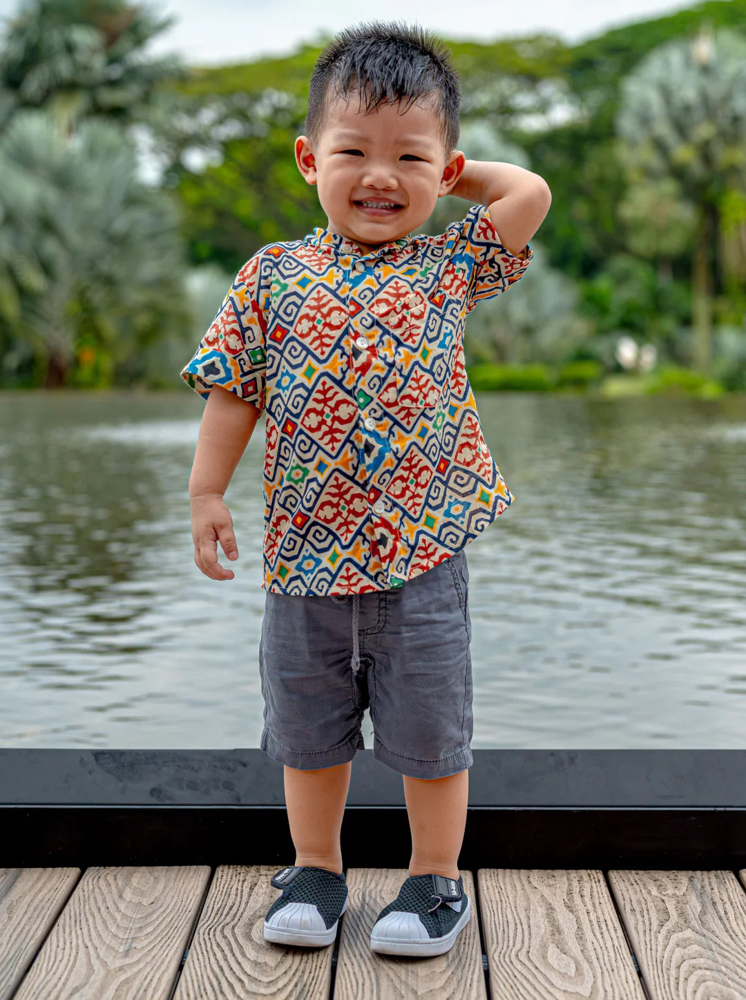 Aloha Holiday Collection Boys Shirt | kids Fashion | The Green Collective SG