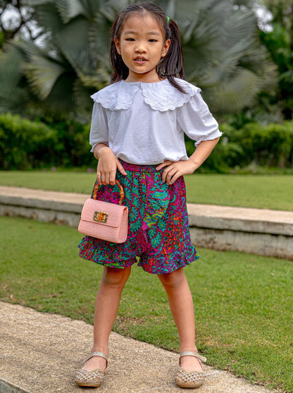 Aloha Girls Holiday Collection - Cotton Skorts | kids Fashion | The Green Collective SG