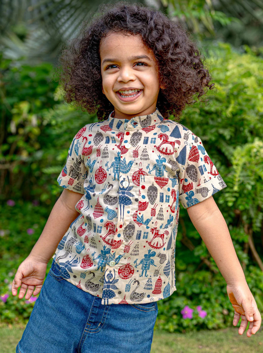 Aloha Holiday Collection Boys Shirt | kids Fashion | The Green Collective SG