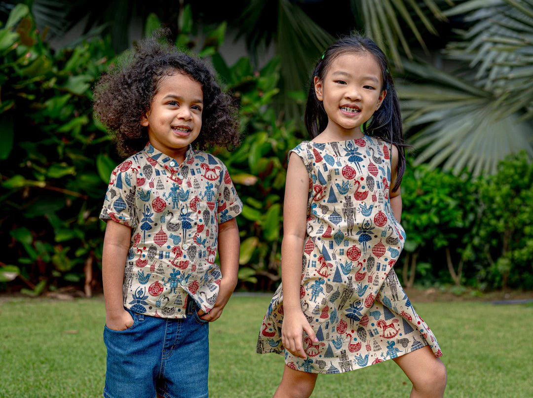 Aloha Holiday Collection Boys Shirt | kids Fashion | The Green Collective SG