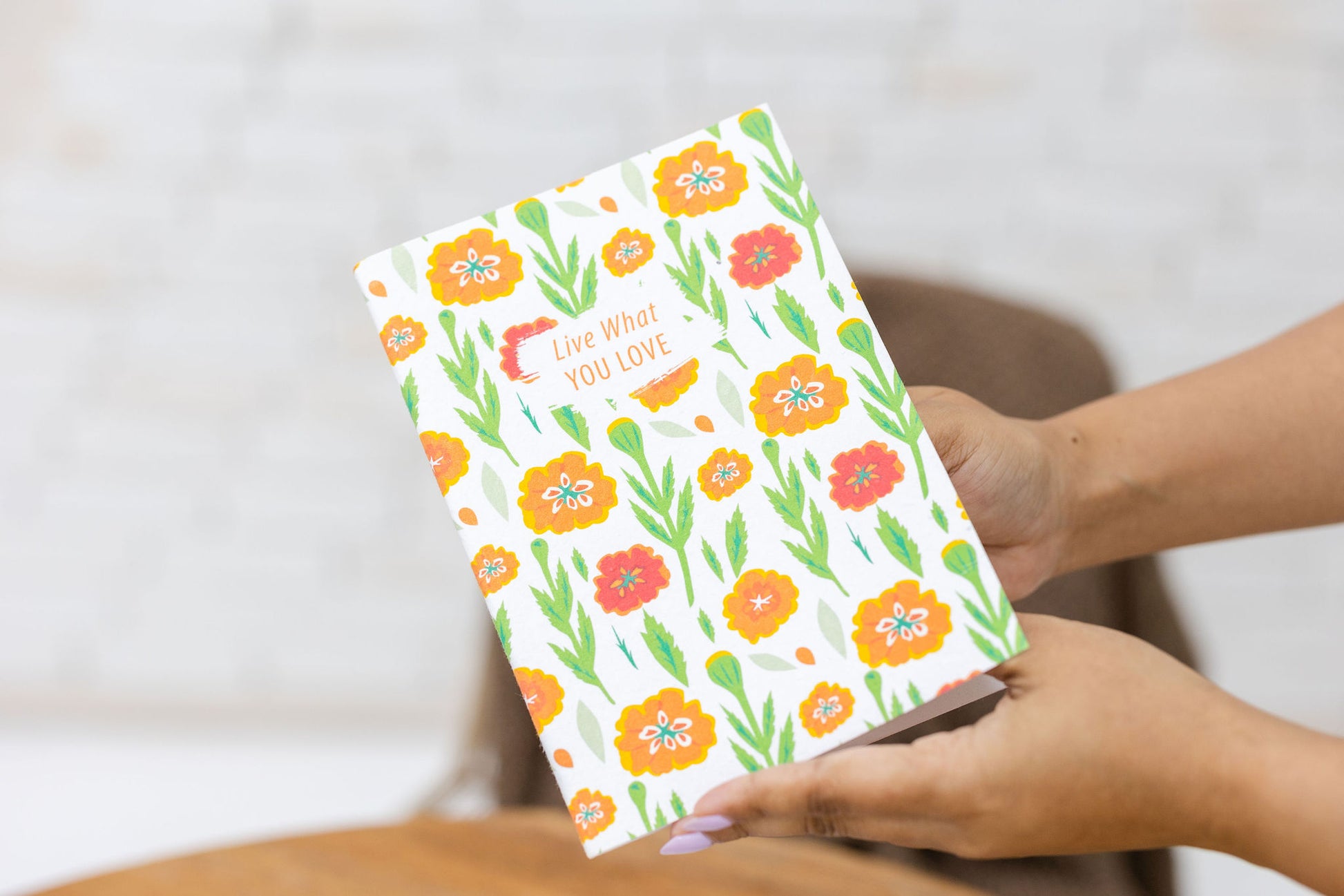 Purple & Pure Marigold Plantable Seed Notebook and pencils set | stationary | The Green Collective SG