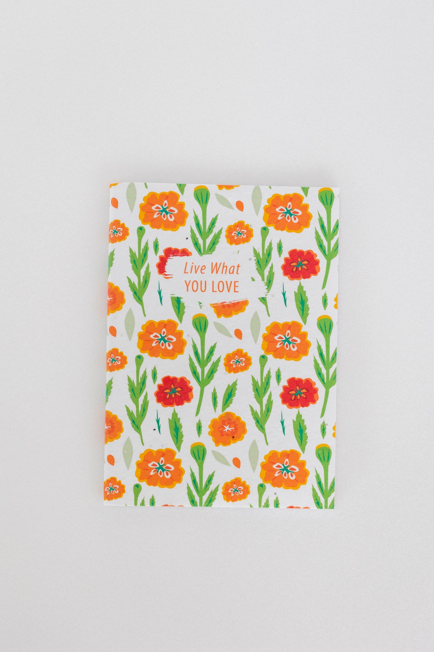 Purple & Pure Marigold Plantable Seed Notebook and pencils set | stationary | The Green Collective SG