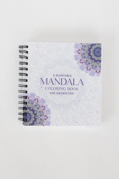 Purple & Pure Plantable Mandala Colouring Gift Set | stationary | The Green Collective SG