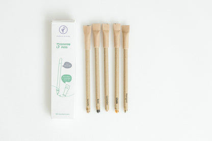 Purple & Pure Recycled Paper Plantable Seed Pens - Gift Box | stationary | The Green Collective SG