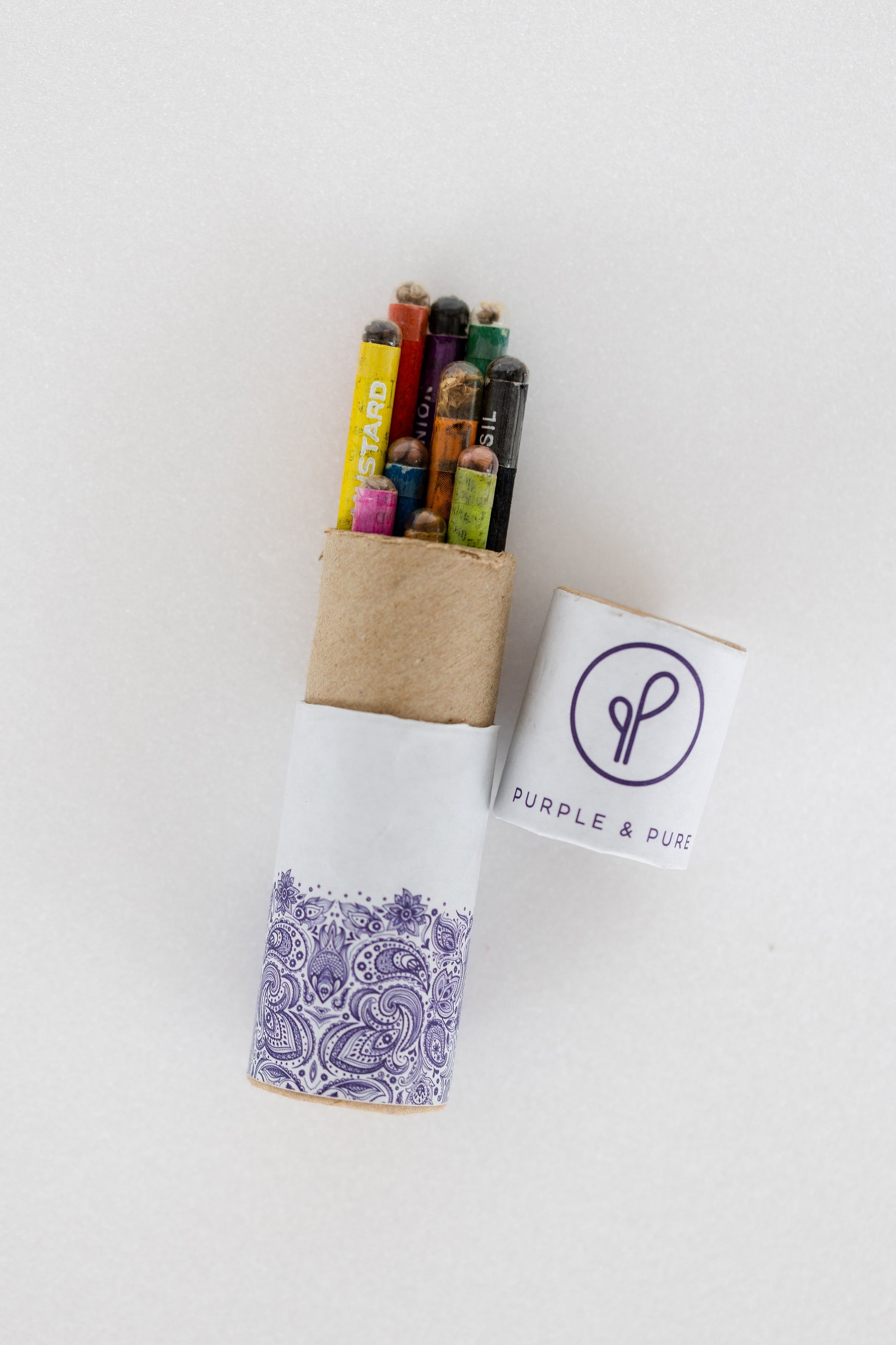 Purple & Pure Plantable Mandala Colouring Gift Set | stationary | The Green Collective SG