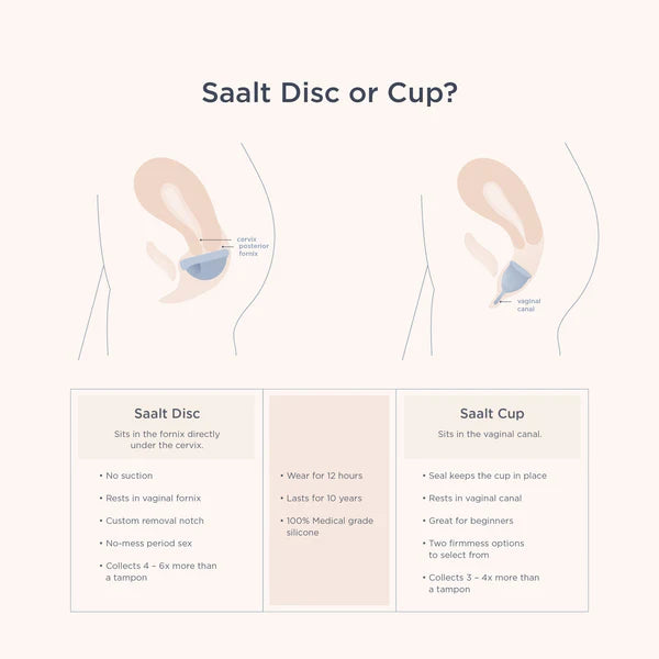 Saalt Menstrual Disc with a Bag