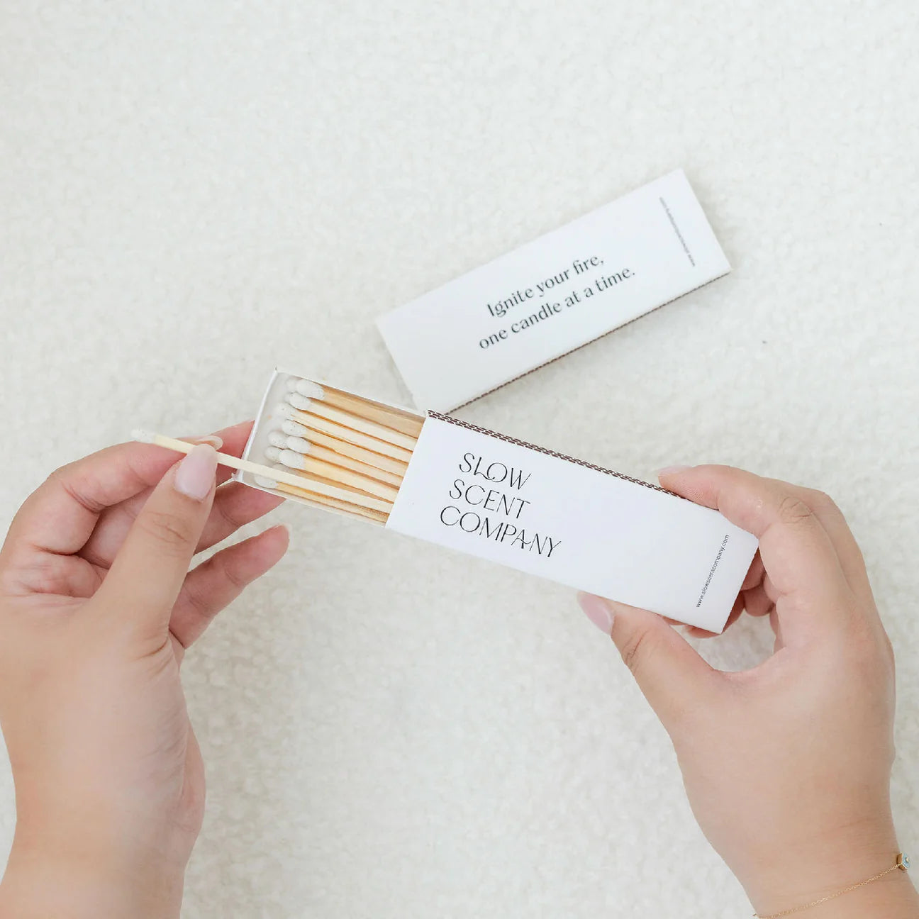 Slow Scent Company Long White Matchsticks | Home fragrances | The Green Collective SG