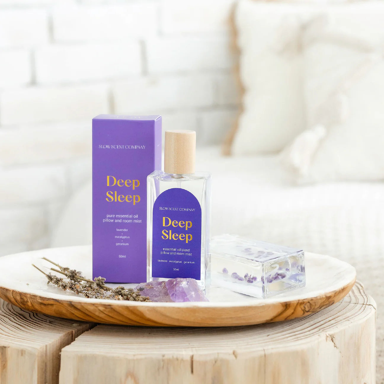 Slow Scent Company Deep Sleep Pillow and Room Mist | Home fragrances | The Green Collective SG