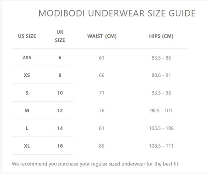 Modibodi Period Underwear Classic Bikini - Light-Moderate Absorbency | period underwear | The Green Collective SG