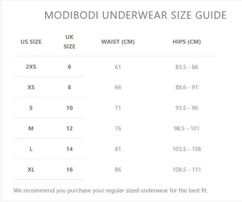 Modibodi Period Underwear Classic Bikini - Moderate-Heavy