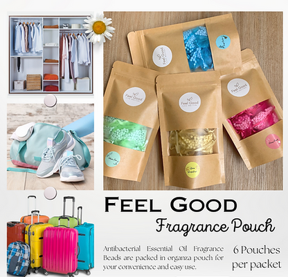 Feel Good Fragrance Pouch Bundle of 4 | Home fragrances | The Green Collective SG