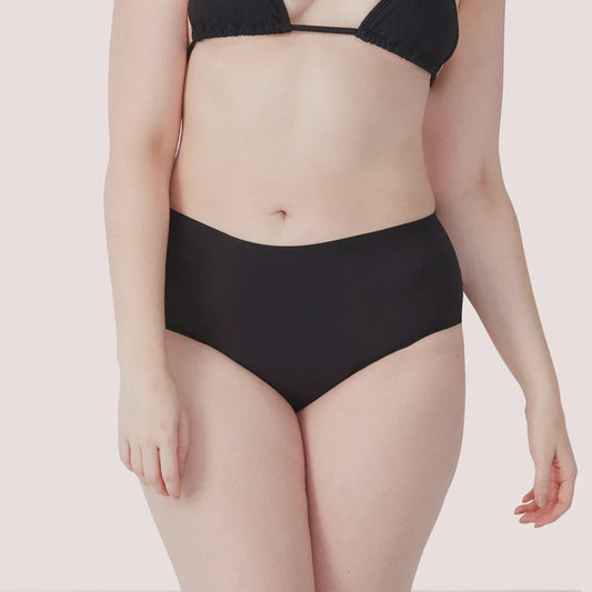 Love Luna Period Swimwear Full Brief Black