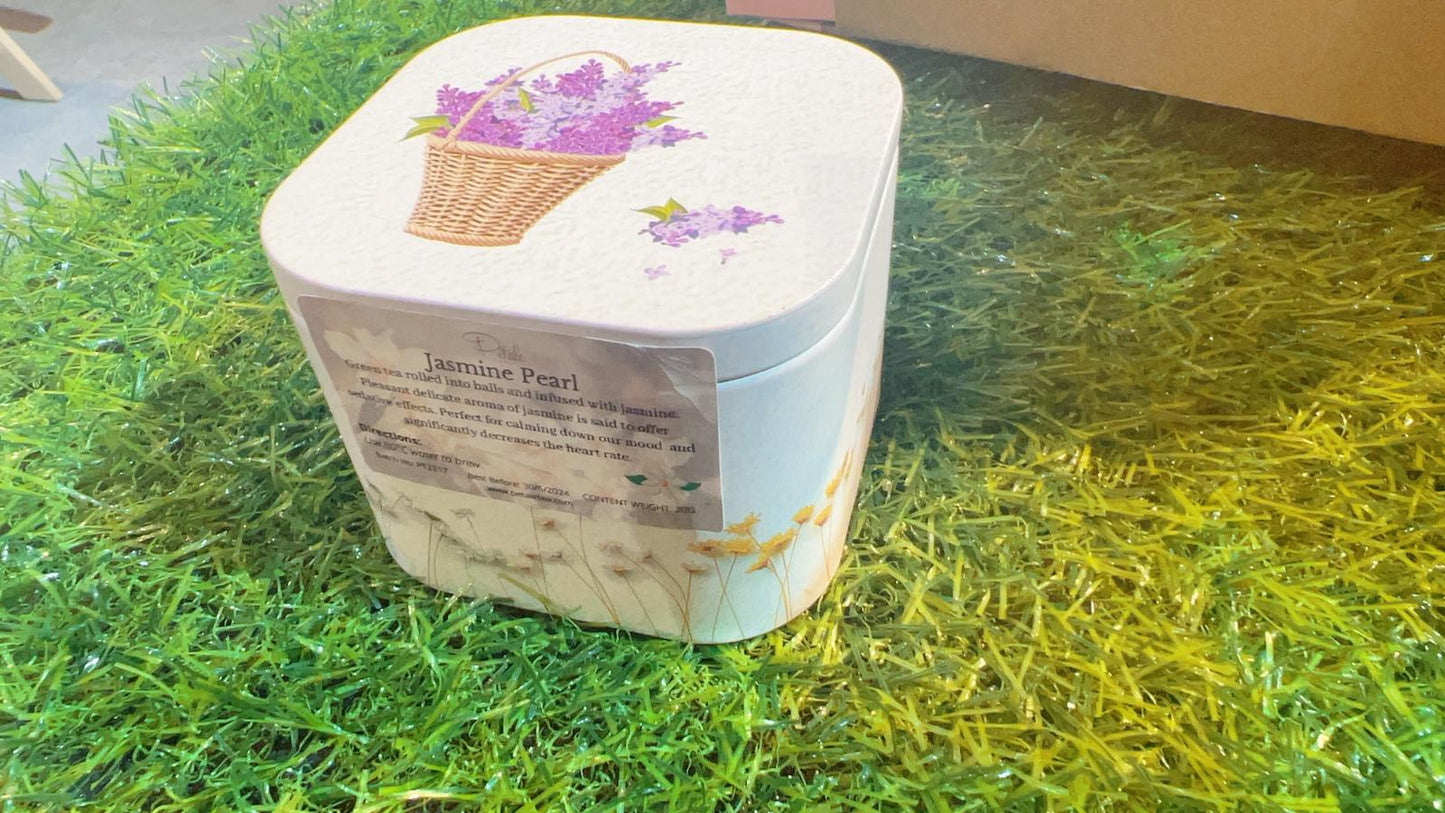 Petale Tea Ohyao Tea Tin - Jasmine Pearl | Tea | The Green Collective SG