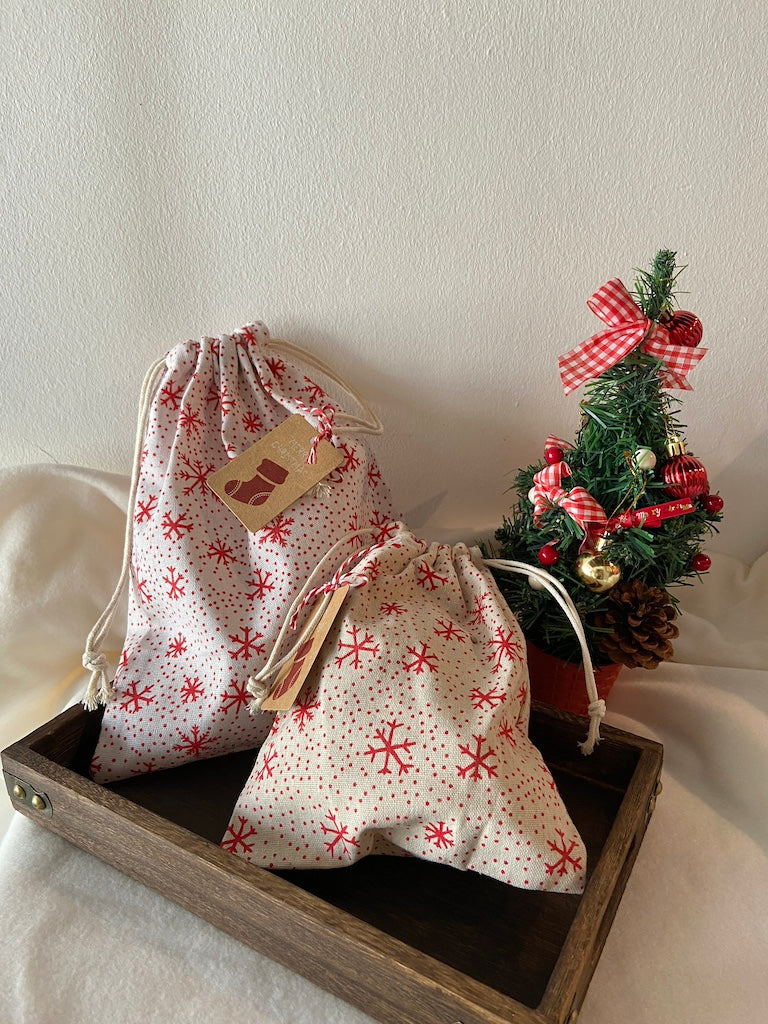 You Living X'mas Gift Pouch - White snow