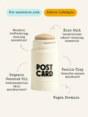 Postcard Icy Peaks Deodorant | Deodorants & Fragrances | The Green Collective SG