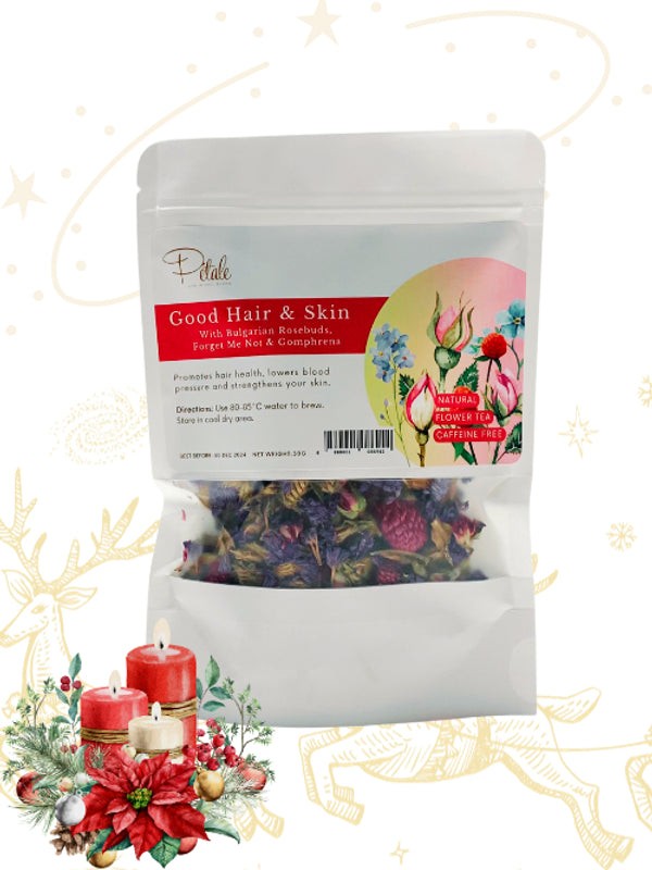 Petale Tea Good Hair & Skin - Wellness Pack | Tea | The Green Collective SG