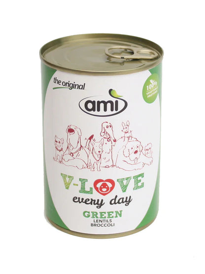 Ami V-Love Everyday Canned Wet Dog Food (Lentils & Broccoli)