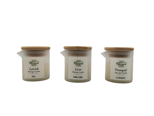 Patrichory Mini Massage Candles - Blissful Collection