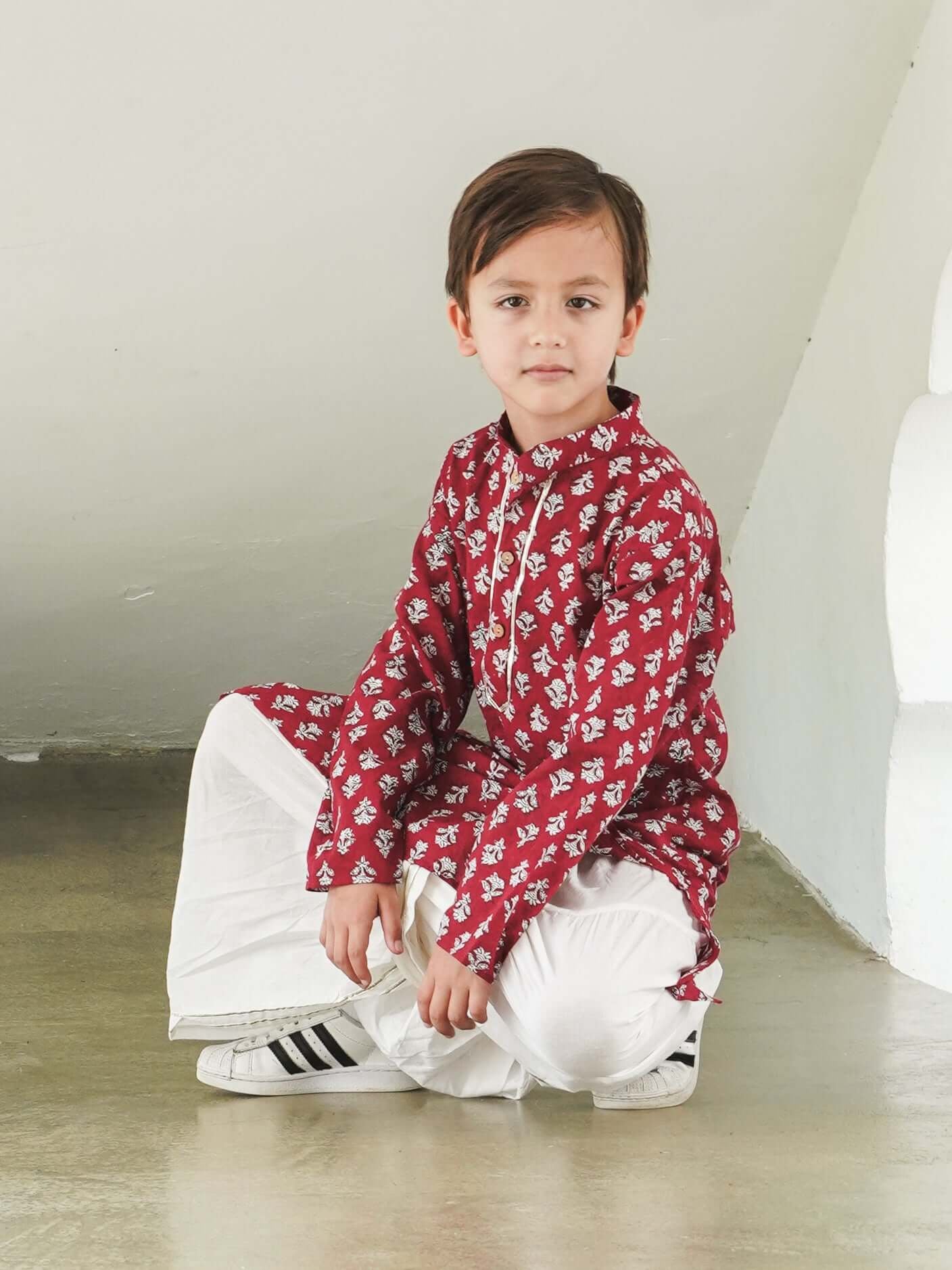 Nimbu Jashn Boys Kurta Dhoti