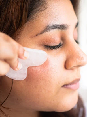 Rose Quartz Gua Sha Face Massager | Skincare | The Green Collective SG