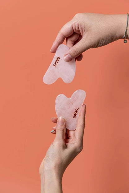 Rose Quartz Gua Sha Face Massager | Skincare | The Green Collective SG