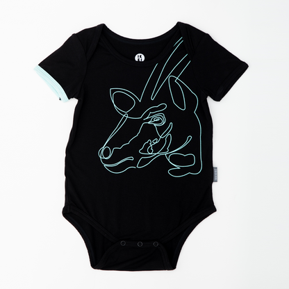 ikkikidz Saola Onesie | Purchase at The Green Collective