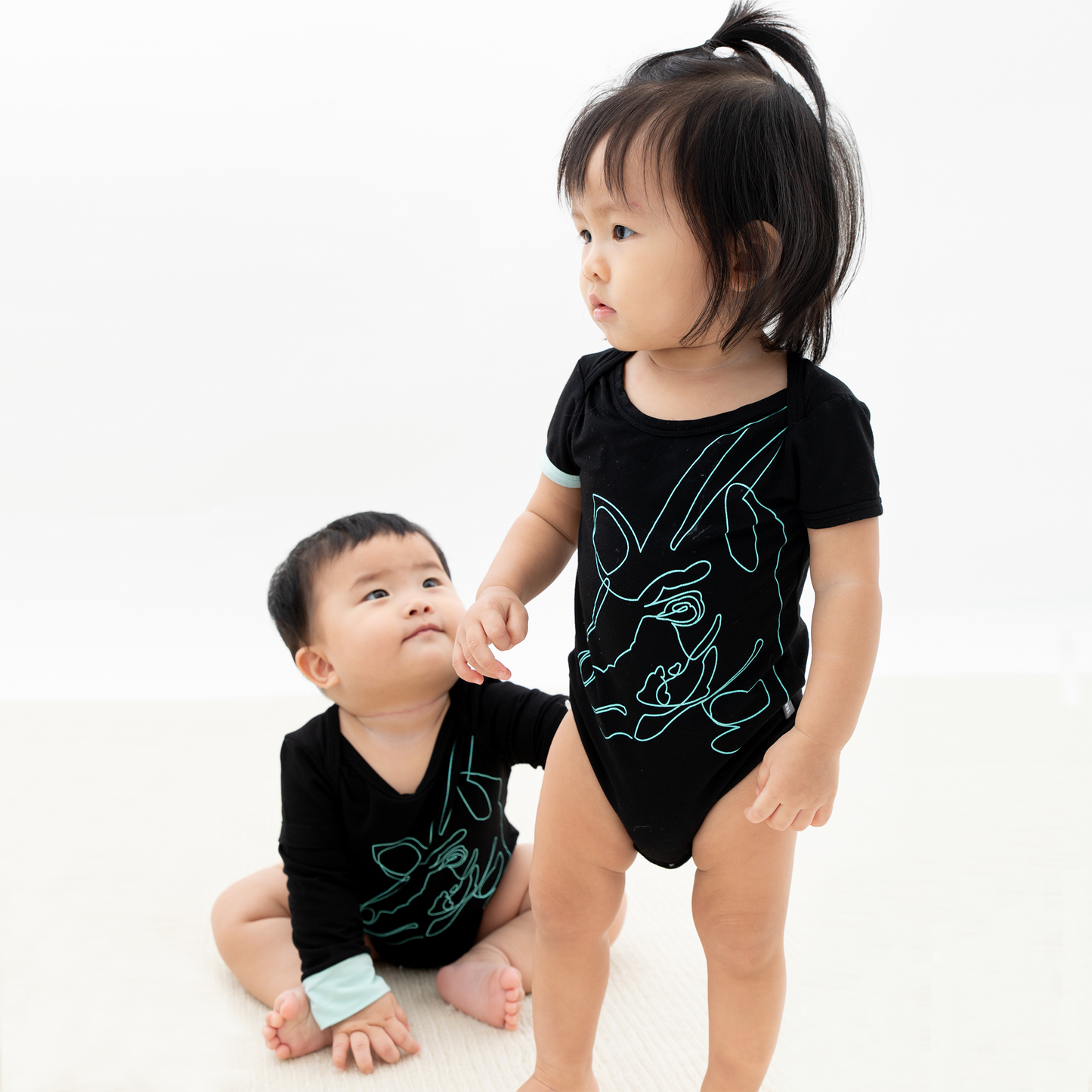 Saola Onesie by ikkikidz | Available at The Green Collective