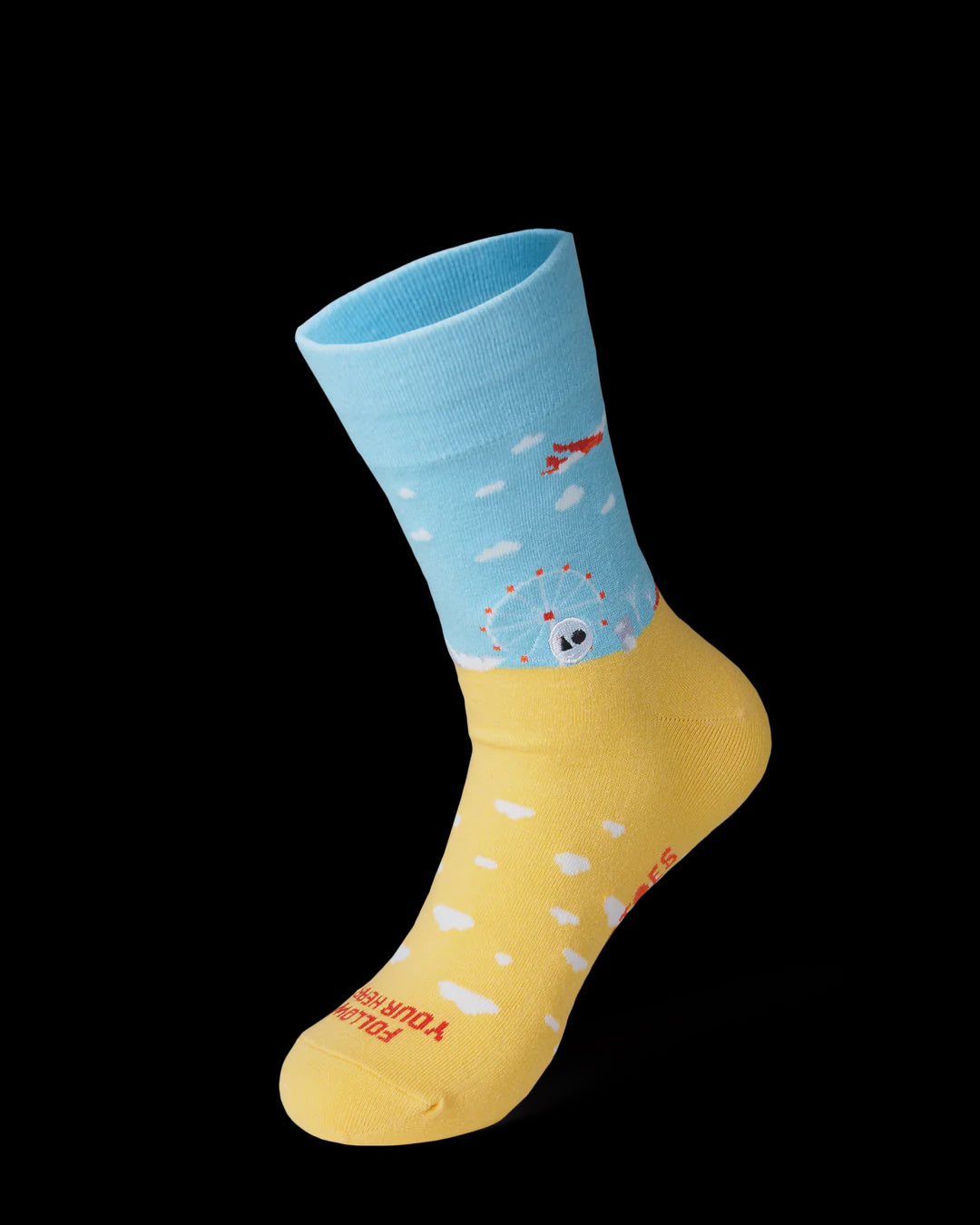 Talking Toes Morning Skyline Crew Sock | Other Accessories | The Green Collective SG