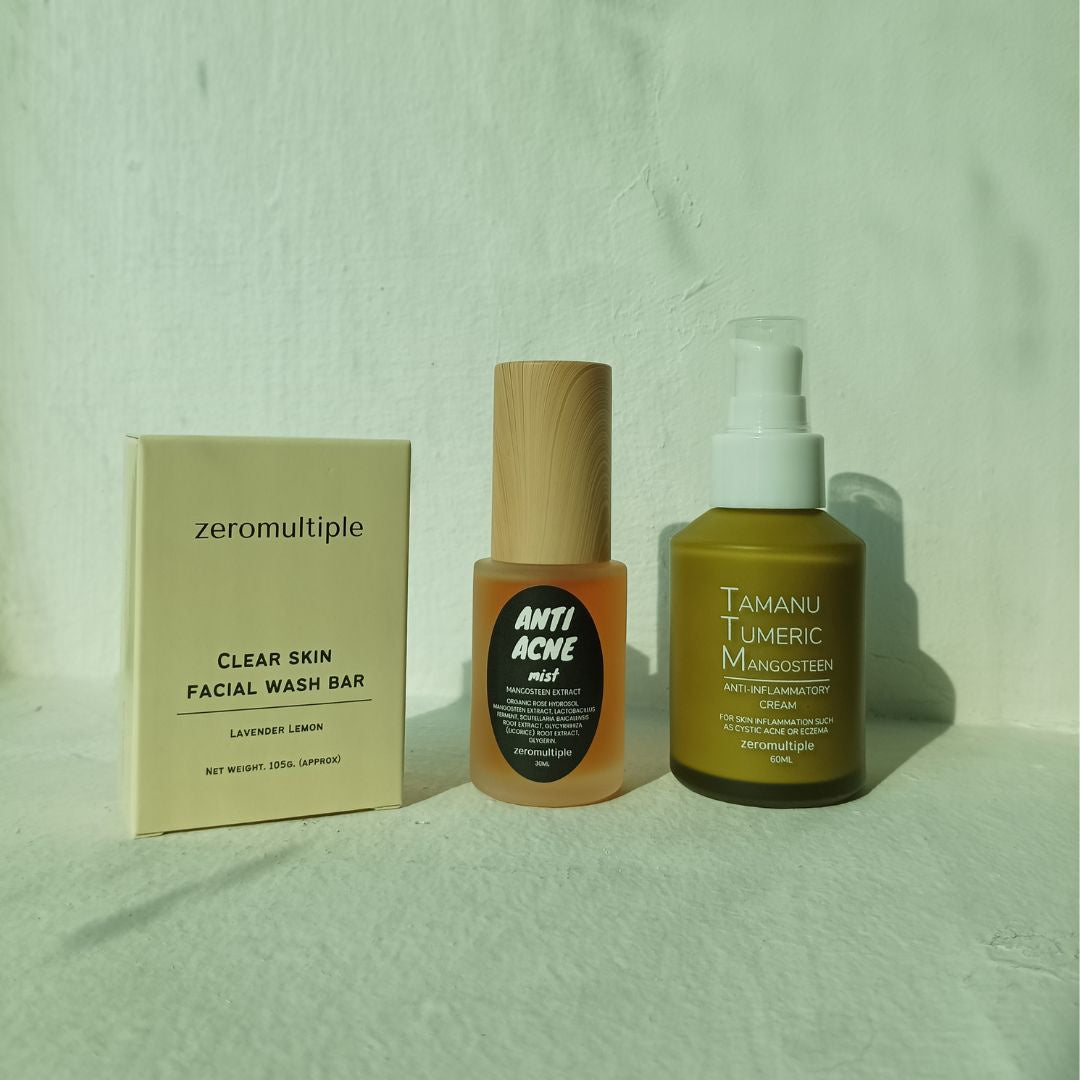 Zeromultiple Cystic Acne Skincare Set C | Skincare | The Green Collective SG