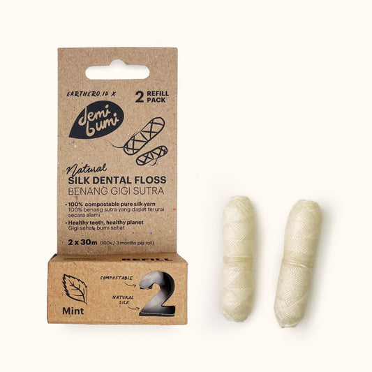 DB Natural Silk Dental Floss Refill | oral care | The Green Collective SG