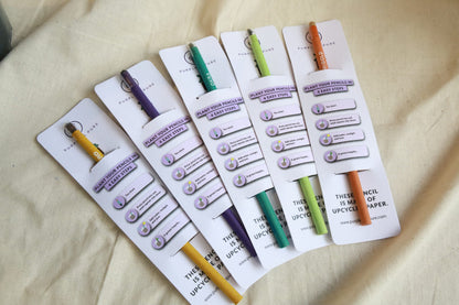 Purple & Pure EcoGrow Seed Pencils with Herbs and Flowers | Stationary | The Green Collective SG