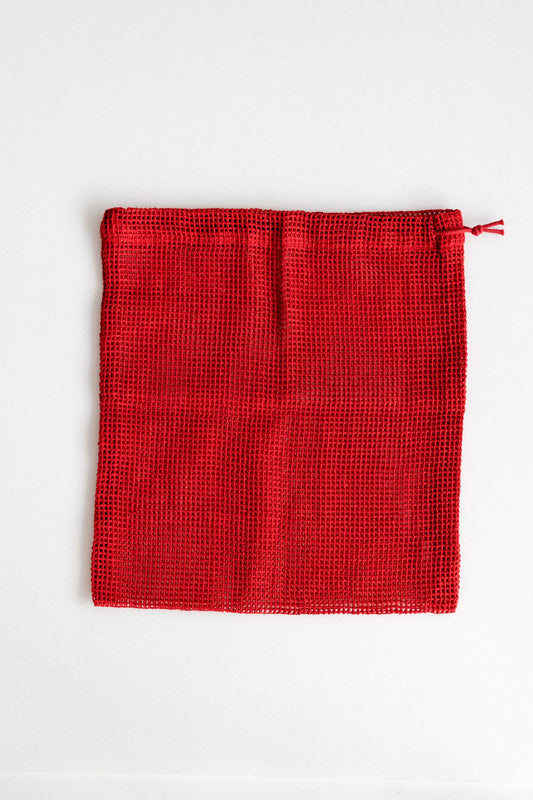 Purple & Pure Red Mesh Bag | Bags & Pouches | The Green Collective SG