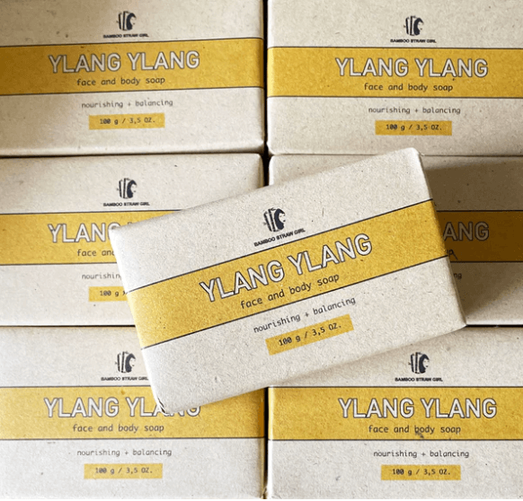 Ylang Ylang Soap by Bamboo Straw Girl | Available at The Green Collective