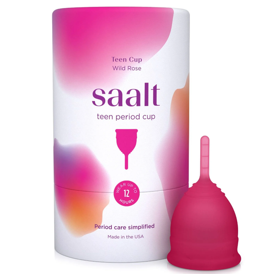 Saalt Teen Menstrual Cup Wild Rose | period cups and discs | The Green Collective SG