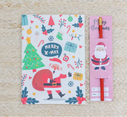 Purple & Pure Christmas Seed Notebook and Pencil Set | Other Accessories | The Green Collective SG